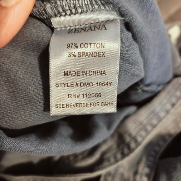 Zenana Washed Knot Strap Pockets Jumpsuit 1864Y Size Medium - Picture 14 of 16